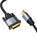 Kabel Baseus HDMI - DVI-D 2m srebrny (BRA008278) 3
