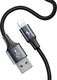 Kabel USB Baseus USB-A - Lightning 1 m Czarny (CALHZ-01) 4