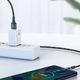 Kabel USB Baseus Halo Data Cable podświetlany nylonowy kabel przewód USB / USB Typ C z diodą LED 5A 40W 1m czerwony (CATGH-G09) uniwersalny 7