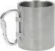 Fox Fox Outdoor Kubek Termiczny z Karabińczykiem 300 ml Srebrny uniwersalny 1