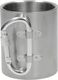Fox Fox Outdoor Kubek Termiczny z Karabińczykiem 300 ml Srebrny uniwersalny 2
