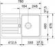 Zlewozmywak Franke Euroform EFG 614-78 Fragranit+ onyx (114.0283.926) 2