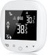 Acurel Dotykowy termostat WiFi regulator sterownik biały 16A + czujnik podłogowy uniwersalny 5