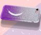 Etui Brokat Glitter XIAOMI REDMI 8A srebrno-fioletowe uniwersalny 3