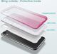 Etui Brokat Glitter XIAOMI REDMI NOTE 8 PRO srebrno-różowe uniwersalny 3