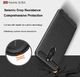Etui Pancerne Carbon XIAOMI REDMI 8A czarne uniwersalny 7