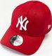 New Era 9FORTY LEAGUE BASIC 938 RED - - uniseks - czerwony 1
