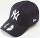 New Era 9FORTY LEAGUE BASIC 939 NAVY OPTIC WHITE - - uniseks - niebieski 1
