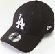 New Era LEAGUE ESSENTIALS 493 BLACK WHITE - - uniseks - czarny 1