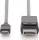 Kabel USB Digitus USB-C - DisplayPort Czarny (AK-300333-020-S) 4