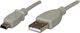 Kabel USB Logo USB-A - microUSB 2 m Czarny (9245) 2