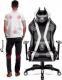 Fotel Diablo Chairs X-Horn King Size Czarno-Biały 5