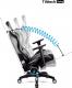 Fotel Diablo Chairs X-Horn King Size Czarno-Biały 16
