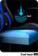Fotel Diablo Chairs X-Horn L niebieski 11