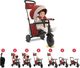 Smart Trike Rowerek trójkołowy Folding Trike 600 7w1 czerwony 1