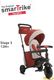 Smart Trike Rowerek trójkołowy Folding Trike 600 7w1 czerwony 5