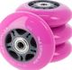 Nils Extreme PU 76x24 82A (4szt.) RÓŻOWE + ABEC-7 (8szt.) ZESTAW NILS EXTREME 1