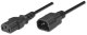 Kabel zasilający Manhattan Przedłużacz kabla zasilania Manhattan C14 na C13 M/F 0,5m czarny 1