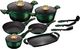 Berlinger Haus Zestaw garnków METALLIC EMERALD LINE BH-6066 1