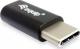 Adapter USB Equip USB-C - microUSB Czarny  (133472) 1