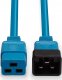 Kabel zasilający Lindy IEC-Netzverlängerung C19 auf C20 blau 3m extern bulk 4