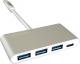 HUB USB LC-Power 1x USB-C PD  + 3x USB-A 3.0 (LC-HUB-C-PD-2) 1