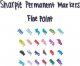 Sharpie Sharpie Marker Fein Rundspitze Value Pack 24 Stück 6