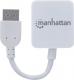 Adapter AV Manhattan DisplayPort - HDMI biały (152648) 4