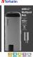 HUB USB Verbatim 1x SD 1x USB-C  + 3x USB-A 3.0 (49142) 4