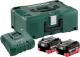 Metabo zestaw 2xLIHD 8.0Ah ASC ULTRA + ML ADR + walizka Metaloc (685131000) 1