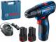 Wiertarko-wkrętarka Bosch GSR 120-LI 12 V 2 x akumulator 2 Ah (06019G8000) 1