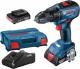 Wiertarko-wkrętarka Bosch GSR 18V-50 18 V 2 x akumulator 2 Ah (06019H5000) 1