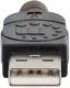 Kabel USB Manhattan USB-A - USB-A 10 m Czarny (150248) 3