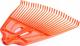 Ramp Grabie plastikowe do liści pomarańczowe nieoprawione XL RG4-P 2