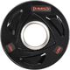 HMS TOX01 Czarny Talerz Olimpijski Ogumowany 1.25 kg 1