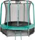 Trampolina ogrodowa Jumpi ogrodowa Maxy Comfort z siatką wewnętrzną 8 FT 244 cm zielona 1
