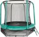 Trampolina ogrodowa Jumpi ogrodowa Maxy Comfort z siatką wewnętrzną 8 FT 244 cm zielona 1