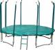 Trampolina ogrodowa Jumpi ogrodowa Maxy Comfort z siatką wewnętrzną 8 FT 244 cm zielona 4
