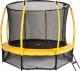 Trampolina ogrodowa Jumpi ogrodowa Maxy Comfort Plus z siatką wewnętrzną 10 FT 312 cm żółta 1