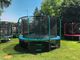Trampolina ogrodowa Jumpi ogrodowa Maxy Comfort z siatką wewnętrzną 12.5 FT 374 cm zielona 15
