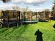 Trampolina ogrodowa Jumpi ogrodowa Maxy Comfort z siatką wewnętrzną 12.5 FT 374 cm zielona 3