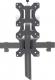 Manhattan Uchwyt biurkowy na 3 monitory 13" - 27" (461658) 5