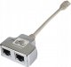 PremiumCord Modulární RJ45 2 porty 10/100Base T 1