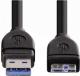 Kabel USB Hama USB-A - microUSB 0.75 m Czarny (000537490000) 1