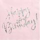 Party Deco Serwetki urodzinowe jasnoróżowe Happy Birthday - 33 cm - 20 szt. uniwersalny 1