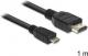 Kabel USB Delock HDMI USB Micro, 1m, Czarny (83295) 2