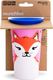 Munchkin Kubek niekapek 360 Eco Wildlove Lis 266ml różowy 5