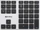 Klawiatura Sandberg Bluetooth Numeric Keypad Alu Bezprzewodowa Biało-srebrna US (630-08) 2