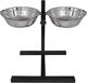Pets Collection Miska dla psa na stojaku regulowanym 2x1,8l uniwersalny 2