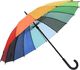 Excellent Houseware PARASOL kolorowy / PARASOLKA tęczowa tęcza 98 cm uniwersalny 1